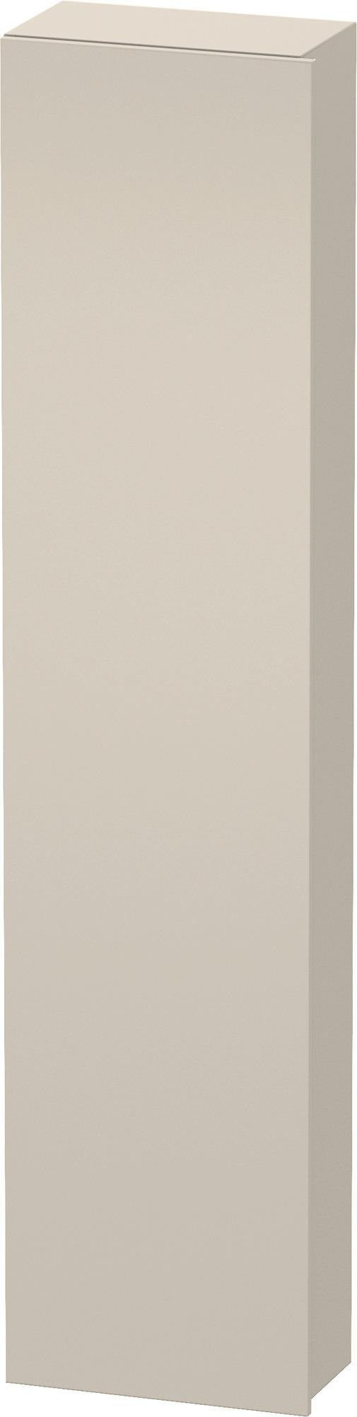 DURAVIT DuraStyle Hochschrank 400 mm betongrau matt, 1 Tür links, Soft-Close