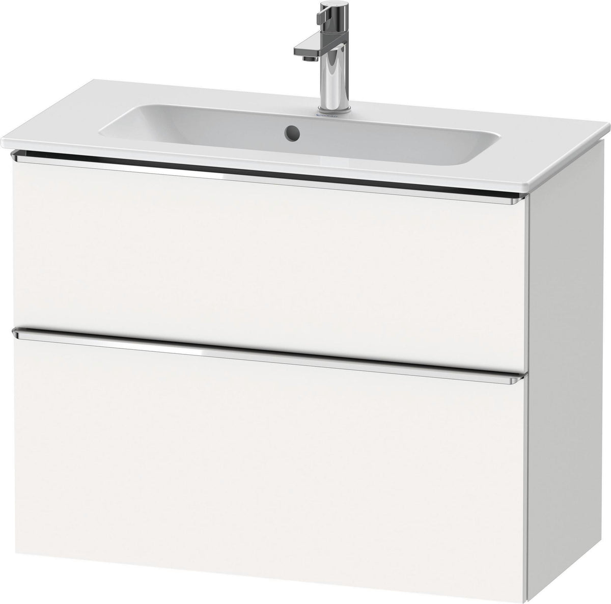 DURAVIT D-Neo Waschtischunterbau 810 mm Eiche Schwarz Bronze, wandhängend, 1 Auszug