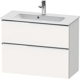 DURAVIT D-Neo Waschtischunterbau 810 mm Eiche Schwarz Bronze, wandhängend, 1 Auszug