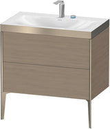 DURAVIT XViu c-bonded Waschtischset bodenstehend 800 mm mit 2 Auszügen und Push-Open