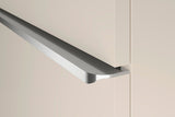 Duravit D-Neo Waschtischunterbau 634 mm betongrau matt mit Bronze-Griff und Soft-Close-Auszug