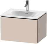 Duravit L-Cube Waschtischunterbau 620 mm weiß matt, 1 Auszug, wandhängend, Tip-On