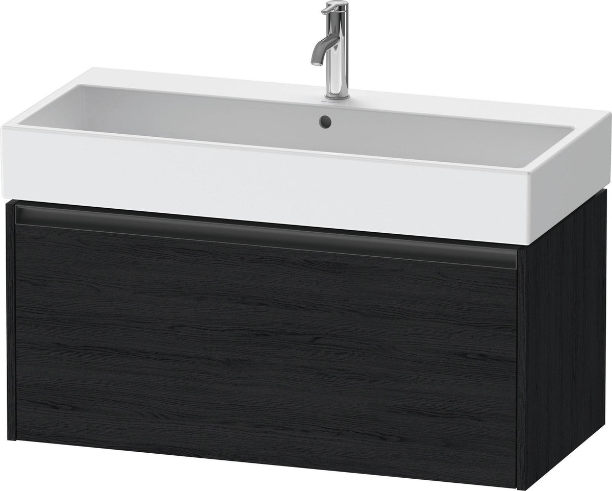 DURAVIT Ketho.2 Waschtischunterbau 984 mm betongrau matt mit 1 Auszug, wandhängend