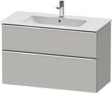 DURAVIT D-Neo Waschtischunterbau 1010 mm Eiche Schwarz mit Bronze Griff