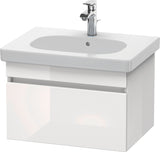 DURAVIT DuraStyle Waschtischunterbau 600 mm Eiche Terra/Weiß Matt mit 1 Auszug