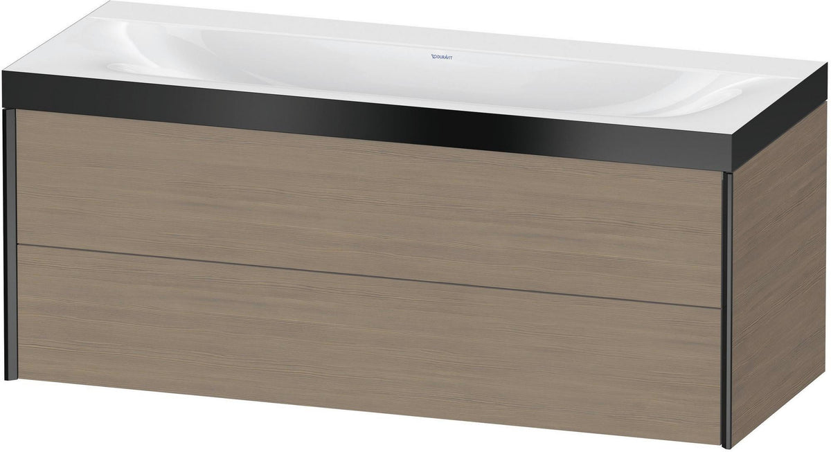 DURAVIT XViu c-bonded Waschtischunterbauset 1200 mm wandhängend mit 2 Schubkästen