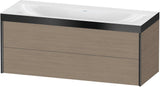 DURAVIT XViu c-bonded Waschtischunterbauset 1200 mm wandhängend mit 2 Schubkästen