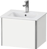 Duravit XSquare Waschtischunterbau Compact 400x510x418 mm weiß matt – wandhängend mit Tip-On-Technik