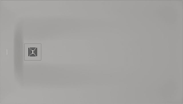 Duravit Sustano Duschwanne 1400x800x30 mm Mineralguss hellgrau matt – rechteckig, bodenbündig, mit Rutschhemmung