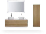 DURAVIT White Tulip Konsolenwaschtischunterbau 1300 mm, 2 Schubkästen, weiß seidenmatt, wandhängend