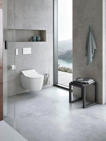 DURAVIT Starck T Bürstengarnitur Chrom wandhängend 80x118x435 mm