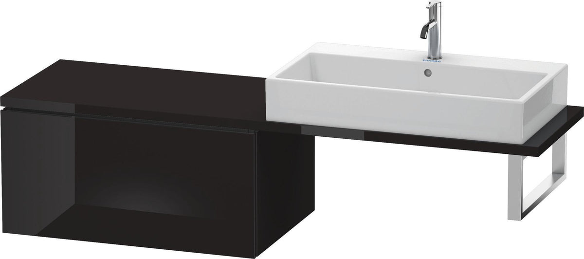 DURAVIT L-Cube Unterschrank für Konsole 820 mm, 1 Auszug, Weiß Matt, Tip-on