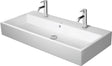 DURAVIT Waschtisch Vero Air 1000 mm mit Überlauf, 2 Hahnlöchern, weiß