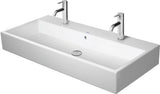 DURAVIT Waschtisch Vero Air 1000 mm mit Überlauf, 2 Hahnlöchern, weiß