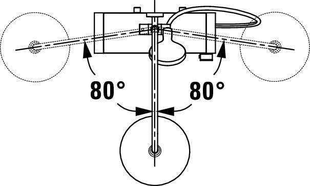 DURAVIT Duschsystem Shower Systems Shelf 1050 mit Thermostat, Kopf- und Handbrause, Chrom Weiß Hochglanz