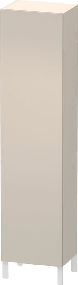 DURAVIT L-Cube Hochschrank 500 mm, 1 Tür links, Leinen, Soft-Close, wandhängend