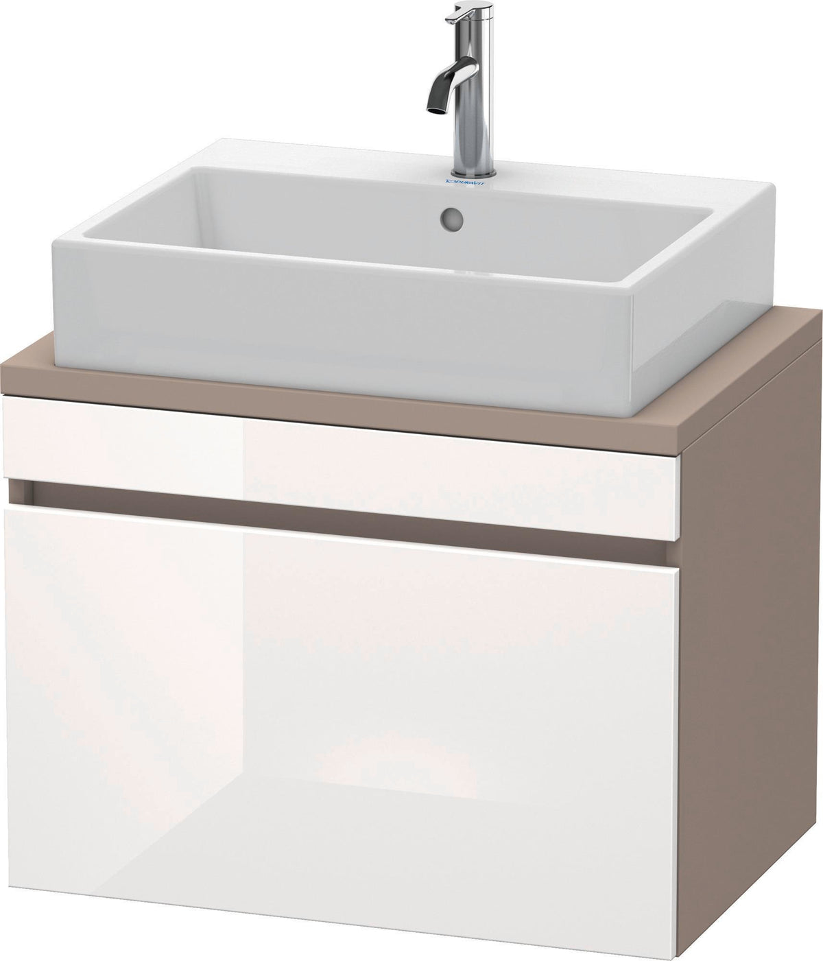 DURAVIT DuraStyle Konsolenunterschrank 700 mm betongrau matt mit Soft-Close-Auszug