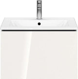 Duravit L-Cube Waschtischunterbau 620 mm taupe supermatt mit Tip-On-Technik
