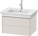 DURAVIT White Tulip Waschtischunterbau 684 mm, 2 Schubkästen, weiß seidenmatt, LED