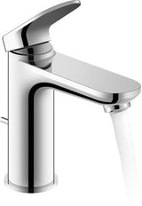 DURAVIT Wave Einhebel-Waschtischmischer M mit Zugstange, Chrom – Keramikmischsystem, 122 mm Ausladung