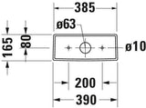 DURAVIT DuraStyle Spülkasten mit WonderGliss, Dual Flush, Anschluss rechts/links, weiß