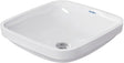DURAVIT DuraStyle Einbauwaschtisch 370 mm weiß ohne Hahnloch mit Überlauf