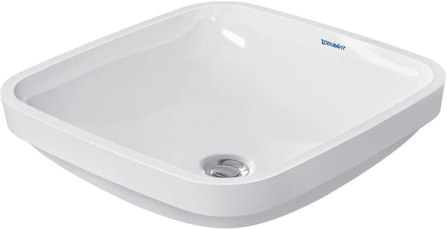 DURAVIT DuraStyle Einbauwaschtisch 370 mm weiß ohne Hahnloch mit Überlauf