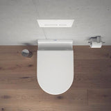 Duravit Wand-WC Starck 3 540 mm Tiefspüler spülrandlos Durafix weiß