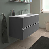 DURAVIT Sivida Waschtischunterbau 1210 mm Eiche mit 2 Schubkästen und Soft-Close