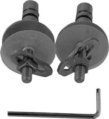 DURAVIT Scharnier-Set für WC-Sitz mit Absenkautomatik, Edelstahl, 0061301000