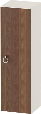 DURAVIT Halbhochschrank White Tulip 1320 mm Nussbaum Taupe mit Griff links