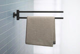 DURAVIT D-Code Handtuchhalter 2-armig schwenkbar 447 mm Chrom