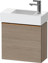 Duravit D-Neo Waschtischunterbau 484 mm Eiche Terra Matt, 1 Tür rechts, wandhängend