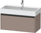 DURAVIT Ketho.2 Waschtischunterbau 984 mm betongrau matt mit 1 Auszug, wandhängend