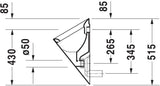 Duravit Urinal STARCK 1 320 x 285 mm mit Fliege, weiß, Keramik – Wandmontage