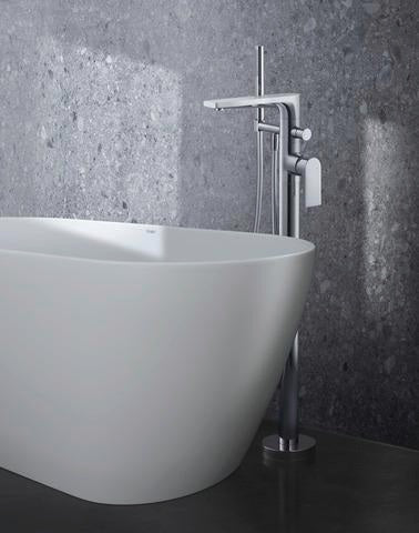 DURAVIT Tulum by Starck Einhebel-Wannenmischer bodenstehend, Keramikmischsystem, Chrom