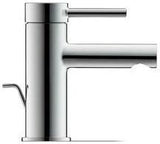 Duravit Circle Einhebel-Waschtischmischer Chrom – ohne Zugstange, 100 mm Auslauf, Keramikmischsystem