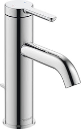 Duravit C.1 Einhebel-Waschtischmischer M mit Zugstange, Schwarz Matt
