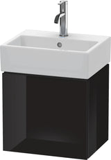 Duravit L-Cube Waschtischunterbau 434 mm weiß matt, 1 Tür links, wandhängend