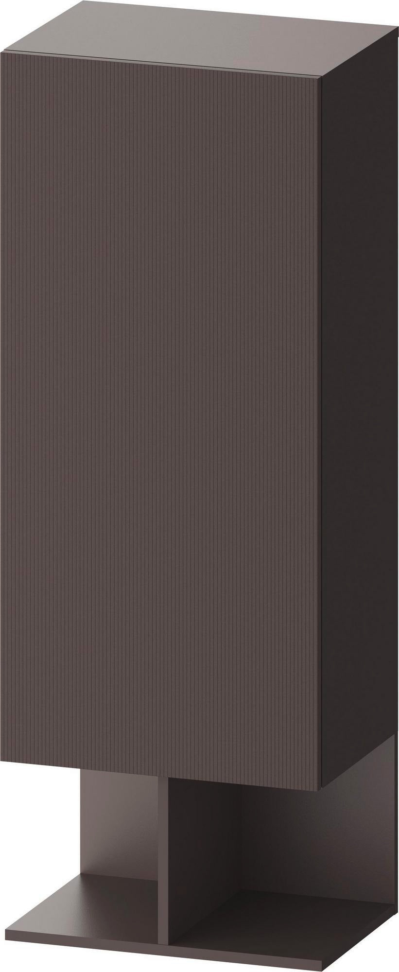 DURAVIT Balcoon Halbhochschrank 1320 mm, 1 Tür, 2 offene Fächer, Elfenbein Struktur, wandhängend