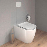 Duravit Soleil by Starck WC-Sitz Weiß Duroplast mit Edelstahl-Scharnier, abnehmbar
