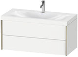 Duravit XViu Möbelwaschtischset 1000x480mm mit Viu Waschtisch und 2 Schubkästen