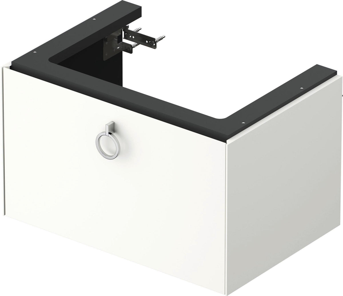 DURAVIT White Tulip Waschtischunterbau wandhängend 684 mm mit Auszug und Innenbeleuchtung