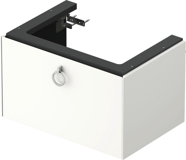 DURAVIT White Tulip Waschtischunterbau wandhängend 684 mm mit Auszug und Innenbeleuchtung