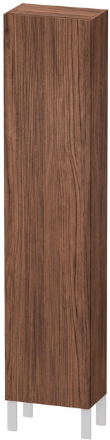 DURAVIT Hochschrank L-Cube 243x400x1760mm Nussbaum Dunkel, 1 Tür rechts, wandhängend