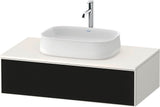 Duravit Zencha Konsolen-Waschtischunterbau 1000 mm Eiche Anthrazit mit 1 Auszug