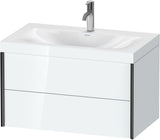 DURAVIT XViu c-bonded Waschtischset wandhängend 800x480x503mm mit 2 Schubkästen, Push-Open und Soft-Close
