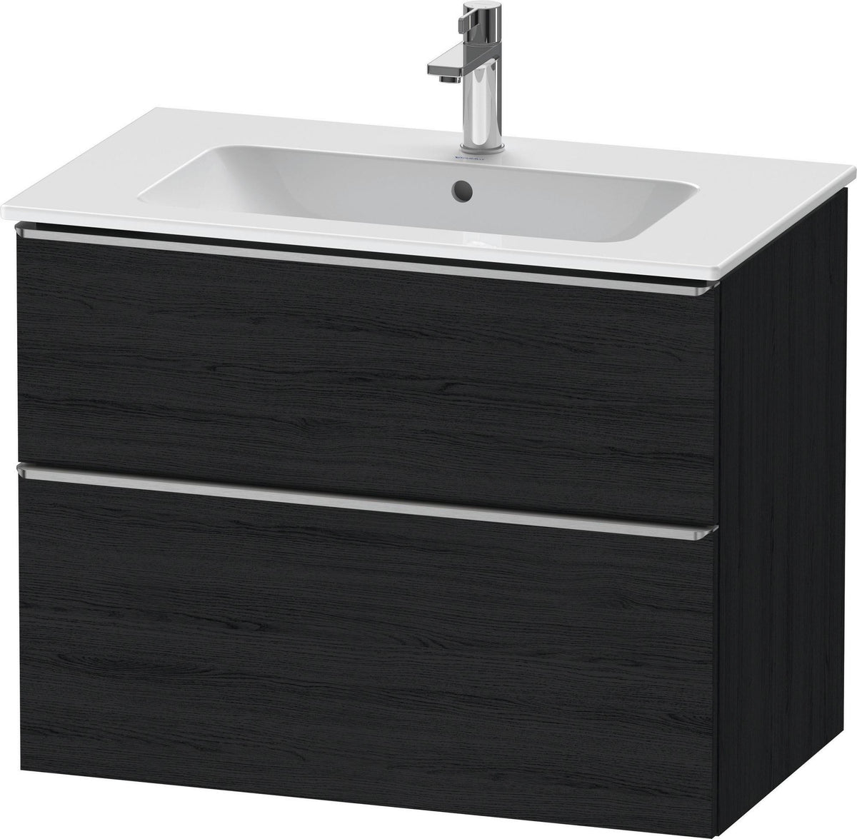 Duravit D-Neo Waschtischunterbau 810 mm betongrau matt mit Soft-Close-Auszug