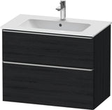 Duravit D-Neo Waschtischunterbau 810 mm betongrau matt mit Soft-Close-Auszug