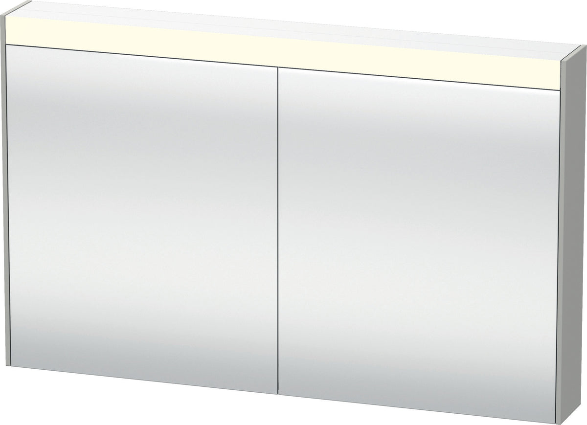 Duravit Brioso Spiegelschrank 1220 mm Weiß matt – LED-Beleuchtung, 2 Türen, Soft-Close